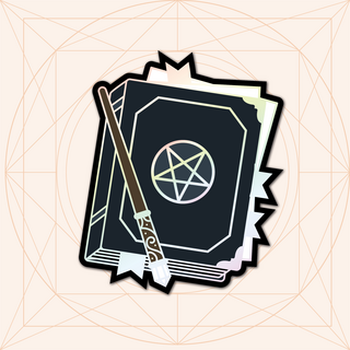 Book of Shadows Holographic Sticker