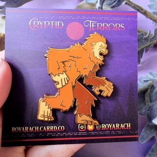 Bigfoot 2 inch Enamel Pin