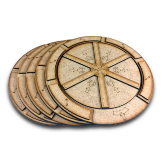 Barrage: Wooden Wheel Set