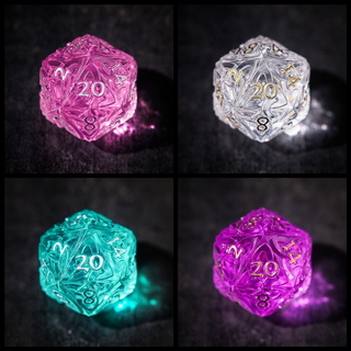 "Crystal" Endless Dice D20 Inked