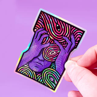Overwhelm Sticker