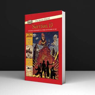 The Secret Files of Section D hardback book - Additional copy