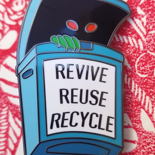 Revive Reuse Recycle Pin