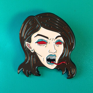 Succubus soft enamel pin