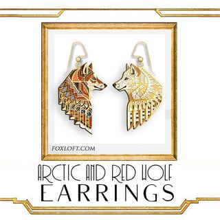 Wolf Earrings