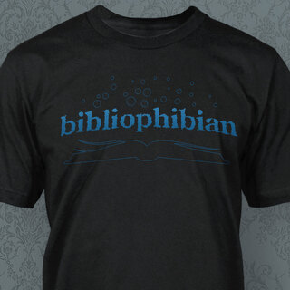 SHIRT: Bibliophibian (Blue Text)