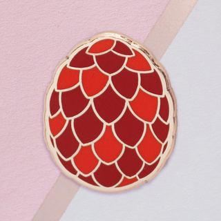 Red Dragon Egg Mini Pin