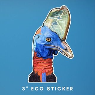 3" Cassowary Sticker