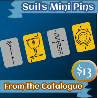 Suits Mini Pin Set