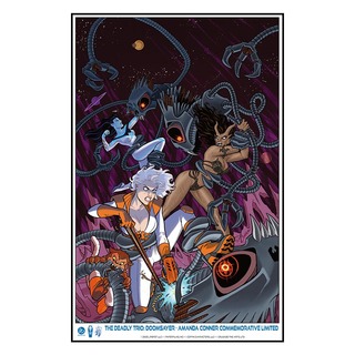 The Deadly Trio: Doomsayer - Amanda Conner Commemorative Limited 11x17" Print