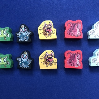 Dice Fantasy Character Meeples