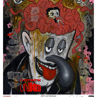 BETTY ON THE BRAIN 13X17 PRINT NTWRK EXCLUSIVE by Frank Forte