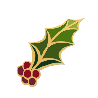Mini Holly Pin