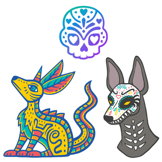 *Muerte & Magic: Full Pin Set!