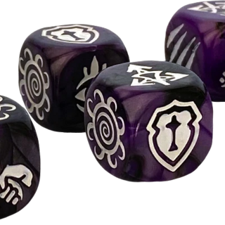Acrylic Dice - Arcane Set