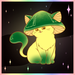 Enamel Pin - Parrot Waxcap Meowshroom