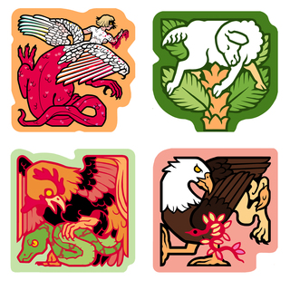 Meshi sticker set