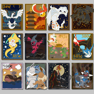 PokéPostage Series 2 Enamel Pins