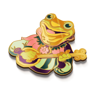 Frog Jester Pin