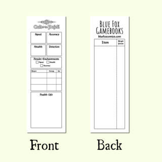 Arcane Rites: Cult of the Pajoli - Stat-Tracker Bookmark