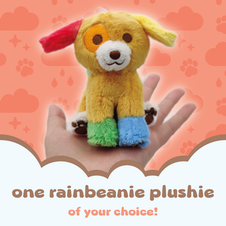 rainbeanie keychain plush