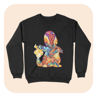 Magical Silhouettes Charmander (Black Variant) Sweatshirt