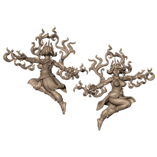 Fire Witch Dancing Pose - Not Safe For Work