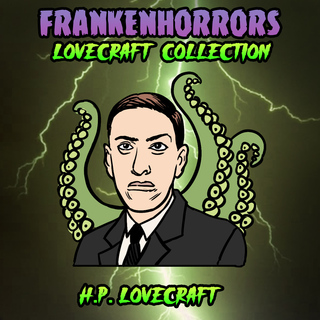 Frankenhorrors "Lovecraft Collection" H.P. LOVECRAFT 1.5" enamel pin