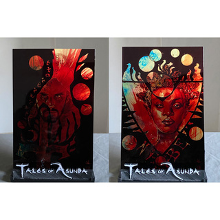 TALES OF ASUNDA V1 #1 NIOBE & THE STRANGER DAVID MACK BLACK SILVER METAL SET