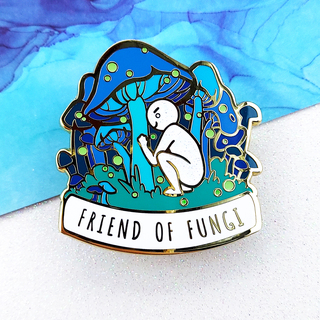 "Friend of Fungi" Enamel Pin