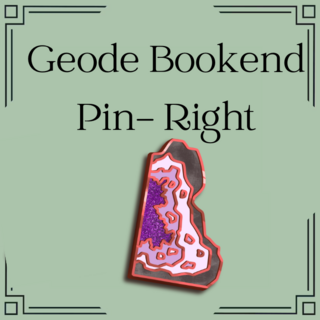Geode Bookend Pin