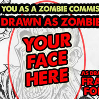9x12 Original Art Zombie Commission