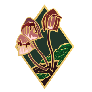 Gold Foil Sticker Bleeding Fairy Helment