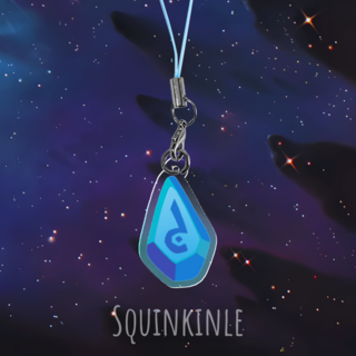 Hex Gem Phone Charm