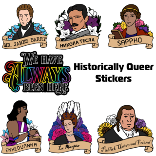 Historically Queer Stickers (Prior Kickstarter)