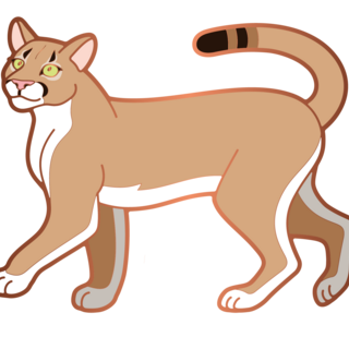 Big Cat Pin: Puma