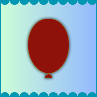 Red Balloon Mini Pin