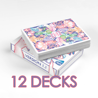 12 Unmarked Purple V1.1 Decks LOW FLAT RATE SHIPPING