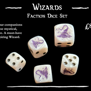 Wizard Faction Dice Set (5)