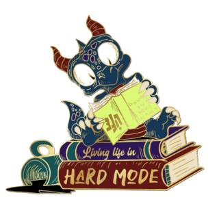 Living life in hard mode - derpy pin