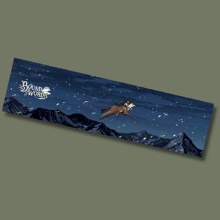 Snowy Flight - Metal Bookmark
