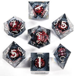 Big-eyed Monster Dice: Crimson Gaze ×7