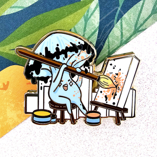 "Artist Shroomie" Enamel Pin