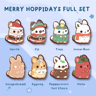 Full set of Merry Hoppidays
