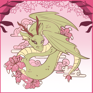 Star Gazer Dragon Pin