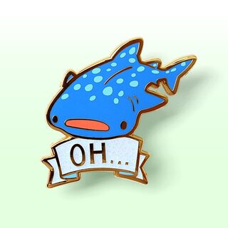 Enamel Pin Oh Whale Shark