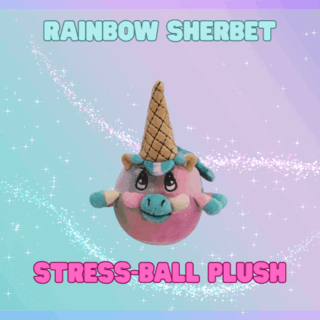 Unicone Stress-ball “Rainbow Sherbet”