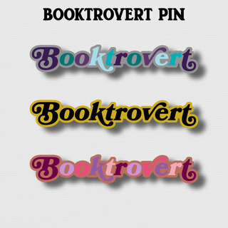 Booktrovert Pin