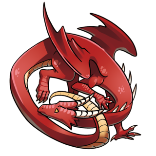 Red Dragon sticker