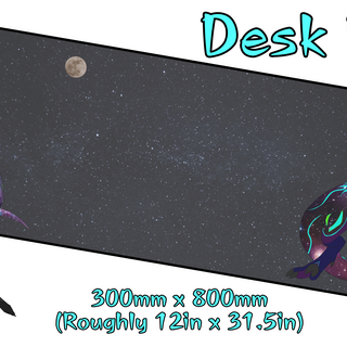Galaxy Raptor Desk Mat
